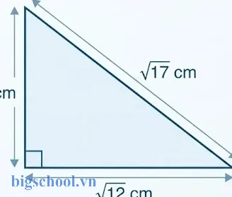 Ứng dụng định lý Pythagore vào giải toán căn thức bậc hai thực tế