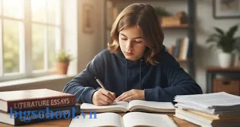 Văn mẫu lớp 7 Kết nối tri thức hay nhất 6 Học sinh đang nghiên cứu tài liệu văn mẫu lớp 7 để phát triển tư duy ngôn ngữ sáng tạo