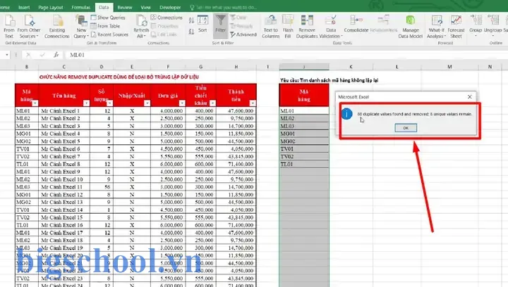 Xóa Các Ký Tự Giống Nhau Trong Excel: Hướng Dẫn Chi Tiết Và Mẹo Hiệu Quả 5 Xóa Các Ký Tự Giống Nhau Trong Excel