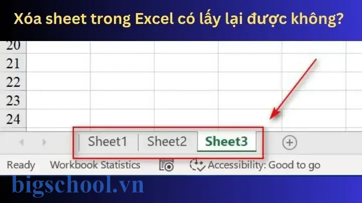 Xóa Sheet Trong Excel Có Lấy Lại Được Không? 19 Xóa Sheet Trong Excel Có Lấy Lại Được Không